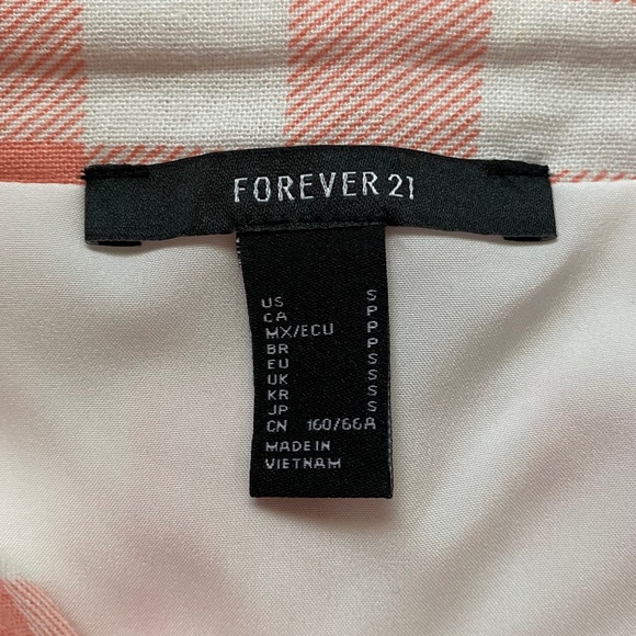 Pink Gingham Crop Top/Skirt Set - Picture 4 of 5